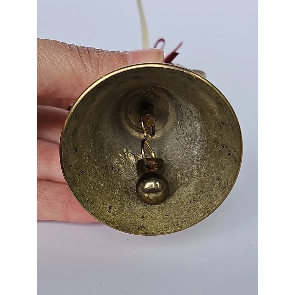 Vintage‎ Solid Brass Carousel Horse Ringer Table Bell M1030